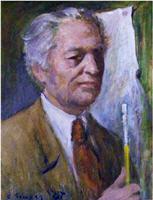 Portrait of Clyde Singer: Self-portrait